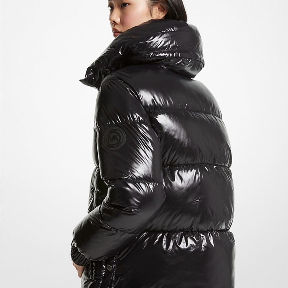 Michael Kors Ciré Nylon Puffer Jacket NWT – Ultra Lightweight Down, XL - Picture 2 of 15